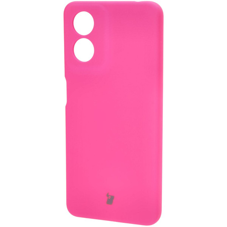 Silikonowe etui Bizon Soft Case do Motorola Moto G04, neonowo-różowe