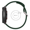 Pasek silikonowy do smartwatcha, Bizon Strap Watch Silicone Pro N, Quick Release 22 mm, ciemnozielony