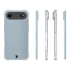 Elastyczne etui + 2x szkło hartowane Bizon Case Clear Pack do iPhone Air