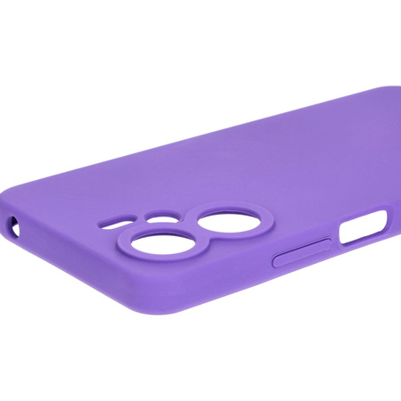 Silikonowe etui Bizon Soft Case do Xiaomi Redmi 13C 4G / Xiaomi Redmi 13C 5G / Xiaomi Poco C65, fioletowe