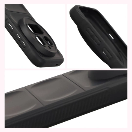 Pancerne etui Bizon Case Tur do Vivo X300 Pro, czarne