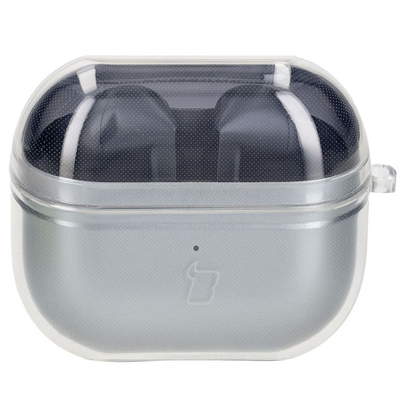 Elastyczne etui z karabińczykiem Bizon Case Headphone Clear do Galaxy Buds 3/3 Pro/3 FE przeźroczyste