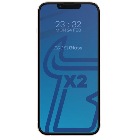2x Szkło + szybka na aparat Bizon Edge Pack do iPhone 13 Mini