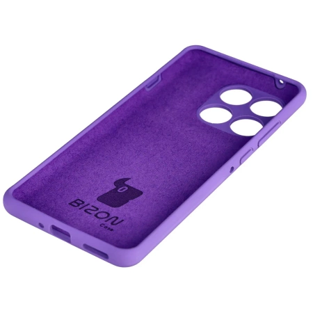 Silikonowe etui Bizon Soft Case do Motorola Edge 60 Pro, fioletowe