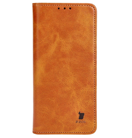 Etui z klapką Bizon Case Pocket Pro do Oppo A38 4G, brązowe
