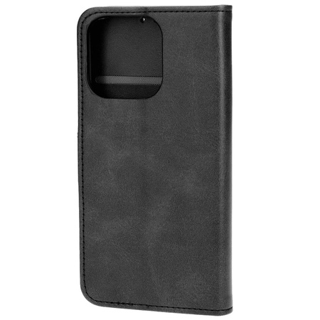 Etui z klapką Bizon Case Pocket do iPhone 15 Pro, czarne