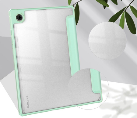 Etui Bizon Case Tab Clear Matt do Galaxy Tab A8 2021, miętowe