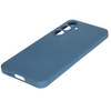 Silikonowe etui z pierścieniem magnetycznym Bizon Case Silicone Magnetic Sq do Galaxy S24 FE, granatowe