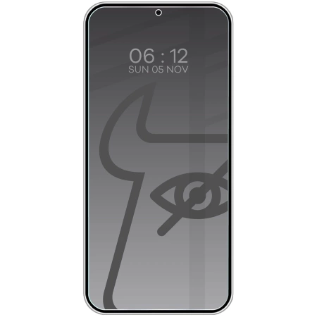 Prywatyzujące szkło hartowane Bizon Glass Clear Shadow Duo do Galaxy S25 / S24, przyciemniane, 2 sztuki