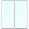 Szkło hartowane Bizon Glass Edge Duo do Xiaomi Redmi Note 14 4G / 5G / POCO M7 Pro 5G, czarna ramka, 2 sztuki