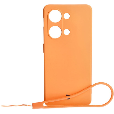 Etui Bizon Case Silicone Sq do OnePlus Nord 3, pomarańczowe