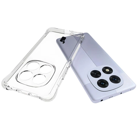 Elastyczne etui + 2x folia na ekran Bizon Case Clear Pack do Xiaomi Redmi Note 14 Pro 4G