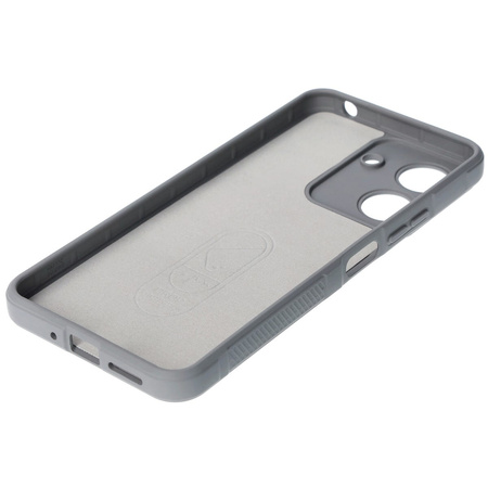 Pancerne etui Bizon Case Tur do Xiaomi Redmi 13C / Xiaomi Pocophone C65, jasnoszare