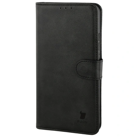 Etui z klapką Bizon Case Pocket do Honor Magic8 Lite, czarne