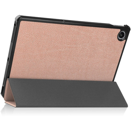 Etui Bizon Case Tab Croc do Lenovo Tab M10 Plus Gen 3, różowozłote