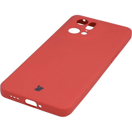 Etui Bizon Case Silicone do Oppo Find X5 Pro, ciemny róż