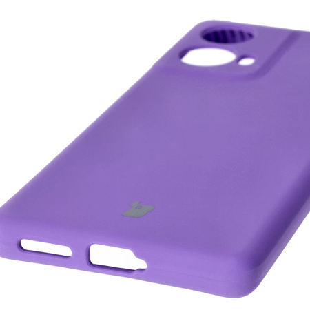 Silikonowe etui Bizon Soft Case do Motorola Moto G85 5G, fioletowe