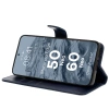 Etui z klapką Bizon Case Pocket do Motorola Edge 50 Neo/60 Neo, granatowe