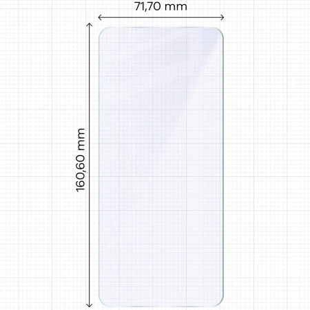 Elastyczne szkło hybrydowe Bizon Glass Mule do Realme C71 4G