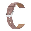 Pasek skórzany do smartwatcha, Bizon Strap Watch Casual, Quick Release 22 mm, pudrowy róż
