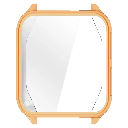 Etui z osłoną ekranu Bizon Case Watch Felipe do Garmin Venu X1, różowozłote