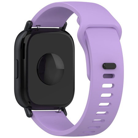 Pasek silikonowy do smartwatcha, Bizon Strap Watch Silicone Pro H, Quick Release 22 mm, fioletowy