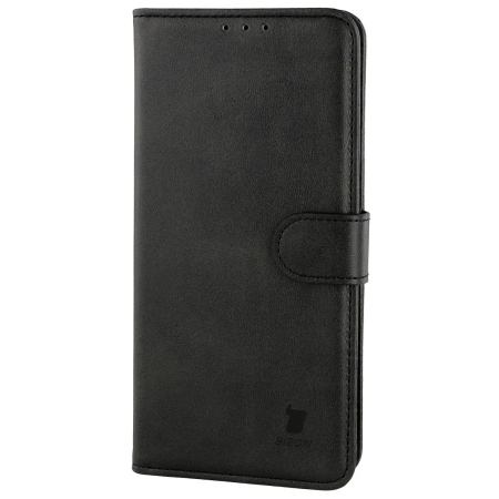 Etui z klapką Bizon Case Pocket do Galaxy S25 FE, czarne