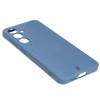 Etui Bizon Case Silicone Magnetic Sq do Galaxy S24, granatowe