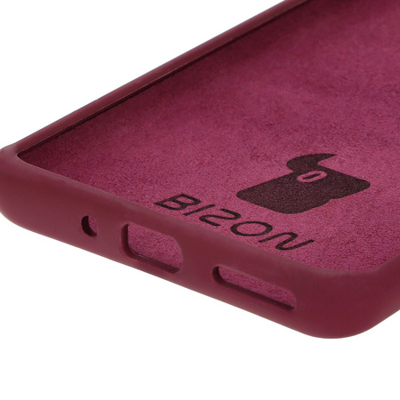 Silikonowe etui Bizon Soft Case do OnePlus 12R, ciemnofioletowe
