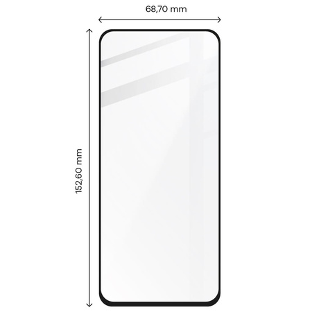 Szkło hartowane Bizon Glass Edge - 2 sztuki + ochrona na obiektyw, Oppo Reno 7 5G