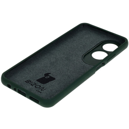 Silikonowe etui Bizon Soft Case do Oppo A60 4G, ciemnozielone