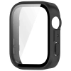 Etui ze szkłem do zegarka Bizon Case+Glass Watch do Huawei Watch Fit 4, czarne matowe