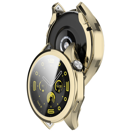 Etui Bizon Case Watch Felipe do Huawei Watch GT 4 46 mm, złote