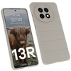 Pancerne etui Bizon Case Tur do OnePlus 13R, jasnoszare