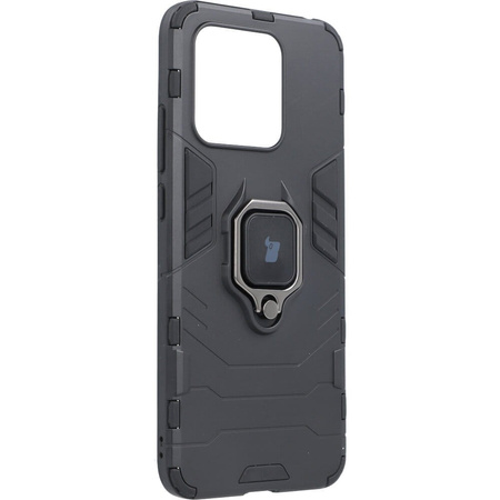 Etui Bizon Case Armor Ring do Xiaomi Redmi 10C, czarne
