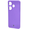 Silikonowe etui Bizon Soft Case do Xiaomi Poco F6, fioletowe
