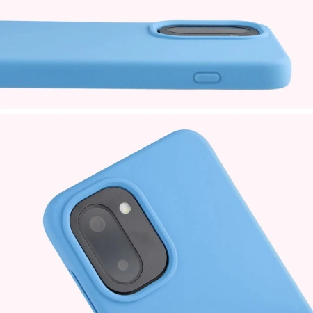 Silikonowe etui Bizon Soft Case do OnePlus 15R, niebieskie