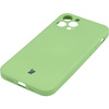 Etui Bizon Case Silicone do iPhone 12 Pro, jasnozielone