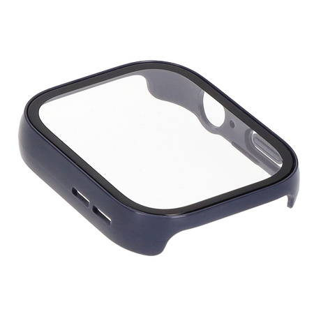 Etui Bizon Case+Glass Watch do Huawei Watch Fit 3, niebieskie