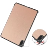 Etui z klapką Bizon Case Tab Croc do OnePlus Pad 3 / 2 Pro / OPPO Pad 4 Pro, różowozłote