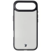 Etui Bizon Case Angelo do iPhone Air, przydymione z czarną ramką