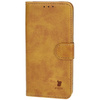 Etui z klapką Bizon Case Pocket do iPhone 15, brązowe