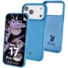 Silikonowe etui Bizon Soft Case do iPhone 17 Pro Max, niebieskie