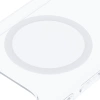 Etui z pierścieniem magnetycznym Bizon Case CrystalO do Google Pixel 10 / 10 Pro, przezroczyste