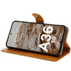 Etui z klapką Bizon Case Pocket do Galaxy A36 5G, brązowe