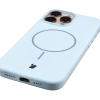 Silikonowe etui z pierścieniem magnetycznym Bizon Soft Case Magnetic do iPhone 16 Pro Max, błękitne