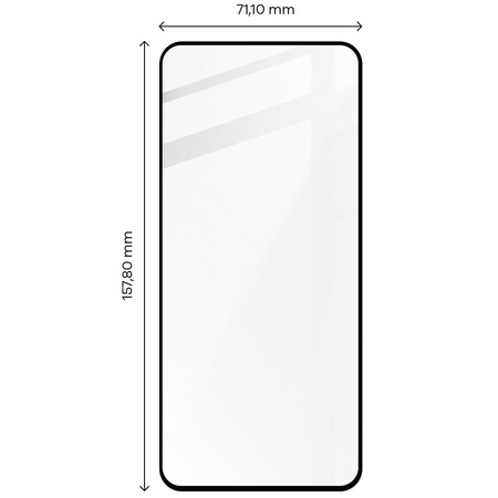 Szkło hartowane Bizon Glass Edge 2 do POCO F5 Pro, czarne