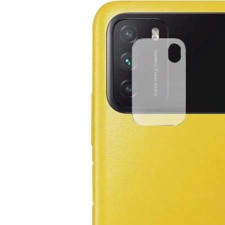 2x Szkło + szybka na aparat Bizon Edge Pack do  Xiaomi Poco M3