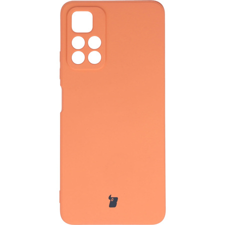 Etui Bizon Case Silicone do Poco M4 Pro 5G / Redmi Note 11S 5G, pomarańczowe