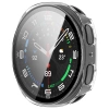 Etui ze szkłem do zegarka Bizon Case+Glass Watch do Samsung Galaxy Watch 8 40 mm, przeźroczyste
